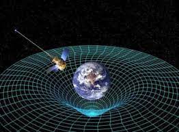 image of earth warping spacetime